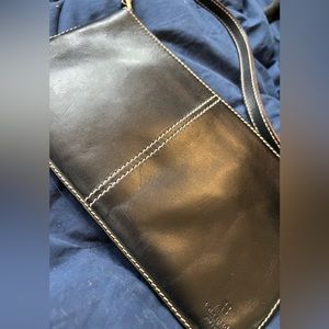 Kate Spade Black Leather Purse (Made in Italy) Like New